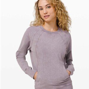 Lululemon - Scuba Crewneck - Washed Lunar Rock - Size 4